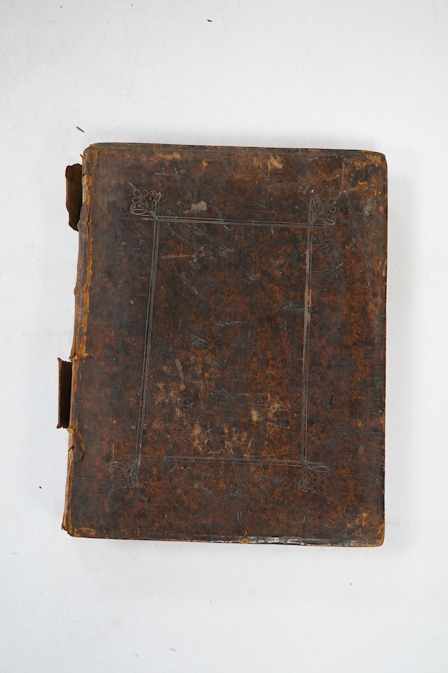 Baxter, Richard - The Saints Everlasting Rest ... 5th edition, complete in 4 parts (lacks pp. 101/02 of pt.3); part titles, engraved headpiece decorations and some decorated initial letters; contemp. panelled calf. print
